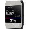 Western Digital DC HC590 disco rigido interno 24 TB 7200 Giri/min 3.5" SATA