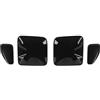 LJBaab Auto Fanale posteriore Lampada Fanale posteriore Decorazione Copertura compatibile for Jeep Renegade 2015 2016 2017 2018 2019 Up Accessori esterni
