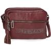 Pepe Jeans Bera - Zaino casual da donna, borsa realizzata in PU e poliestere. Spalline larghe e regolabili che si adattano, tasca frontale. Di Joumma Bags, bordeaux, Talla única