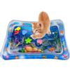 YEAMLTE Tappetino Ad Acqua Cat, Tappetino con Acqua per Gatti, Tappetino Gonfiabile per Animali, Tappetino Sensoriale Ad Acqua per Gatti, Giochi Interattivi per Cani e Gattis (A)