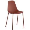 STONES HOME FURNITURE Frida - Sedia in Polipropilene ruggine 4 pz