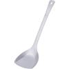 iBasingo Spatola in titanio, 28,5 cm, in metallo, Ti-frabe Ti1073T | Utensili da cucina ultraleggeri per campeggio, padella wok, resistente al calore, antiruggine, con manico liscio