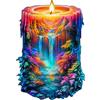 Hakumata Puzzle in legno per adulti, fiamma incantata, 210 pezzi, confezione regalo