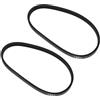 LT Easiyl 2 cinghie di trasmissione di ricambio 130J, lunghezza linea 33,3 cm, 345 x 9,5 mm, compatibile con cinghie per sega a nastro RIKON modello 10-305 per lavorazione del legno