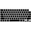MiNGFi Copritastiera Silicone Arabo per MacBook Pro/Max 14 e 16 M1-M4(A2918 A2992 A3112 A3401 A3185 A2780 A2991 A3403 A3186) Air 13,6 e 15,3 M2-M4 A2681 A3113 A3240 A2941 A3114 A3241 US/ANSI - Nero
