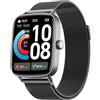 aeac Smartwatch Donna Uomo,1.85 HD Smart Watch Chiamate e Whatsapp,Orologio Fitness Sportivo Cardiofrequenzimetro/SpO2/Sonno/Contapassi,Fitness Tracker 110+ Modalità Sport Impermeabile per Android iOS