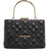 Love Moschino BORSA A MANO Donna, Nero, 18X13X9