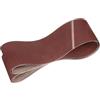 sourcing map Nastri abrasivi in ossido di alluminio grana 80, 100 mm x 3353 mm, 3 pezzi, per lavorazione del legno, lucidatura dei metalli, affilacoltelli