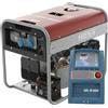 MOSA GE 5000 HBM-L AVR EAS - Generatore di corrente a benzina con AVR 4.4 kW - Continua 3.6 kW Monofase + ATS - Motore Honda iGX270
