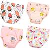Heekcaa Potty Training Underwear Girls 2T, 3T, 4T, Biancheria Intima per Neonate, Confezione da 4 (2 Anni, Rosso Rosato)
