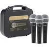 Stagg SDM50-3 Set di 3 microfoni dinamici professionali