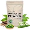 EROTICGEL Polvere di Gel da Massaggio Nuru Giapponese 50g - Edizione Sumire | Bustina richiudibile | Alga Nori e Aloe Vera | Prodotto in Giappone | Scivoloso, inodore, insapore e non macchia