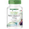 fairvital Acido ialuronico 300 mg, 60 compresse, ALTO DOSAGGIO, VEGANO