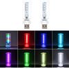 JKCUYOO 2 PCS Retro lampade per Auto,Luce Interna dell'Auto USB Plug-in,7 Colori e 13 Modalità,Mini Lampada LED per Auto, Corridoio, Camera da Letto, Campeggio