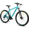 HH HILAND Hiland 29 pollici mountain bike, telaio in alluminio MTB a 21 velocità con freno a disco forcella sospesa, mountain bike da uomo