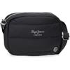 Pepe Jeans Aura Borsa a tracolla Nero 21,5 x 14 x 5 cm Poliestere by Joumma Bags