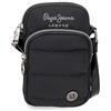 Pepe Jeans Aura Borsa a tracolla per cellulare Nero 11 x 17,5 x 2,5 cm Poliestere by Joumma Bags