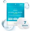 Lululun Hydra‑AZ Pore Refining Sheet Mask with Azelaic Acid, Mandelic Acid & Hyaluronic Acid - Soothing Hydration, Redness Relief, Daily Face Treatment for Sensitive Skin, Japanese Skincare, 7 fogli