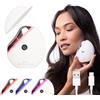 STYLPRO 6 in 1 Gua Sha elettrico a LED riscaldato - Strumento per scolpire e sollevare il viso con terapia a luce rossa e calore rilassante - vibrazione per il drenaggio linfatico e la pelle luminosa