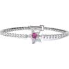 Mabina Gioielli - Bracciale Donna - Bracciale tennis stella con tormalina sintetica - 533650-M