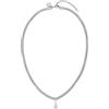 Purelei® Collana Droplet - Doppia catena goccia - Regolabile 40-45 cm - Oro 18 K - Acciaio inossidabile - Look a strati - Ciondolo rimovibile