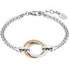 LOTUS STYLE Bracciale Donna Acciaio Inox LS1780-2/2 Geometrico - Bracciale Elegante con Finitura Lucida e Raffinata 20,8 cm - Ideale come Regalo di Compleanno - Occasioni Speciali