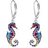 Vadmans Orecchini Cavalluccio Marino da Donna Orecchini in Argento Sterling 925 Pendenti con Gioielli a Forma di Cavalluccio Marino, Regalo per Ragazze (G-Orecchini cavalluccio marino)