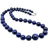 Treasure Bay splendida collana da donna con perle preziose naturali da 6-14 mm | blu verde nero rosa agata multicolore, blu turchese collana per donna, pietra preziosa turchese lapis, turchese, Pietra