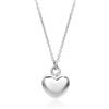MIORE Collana Donna con Catena da 45 cm e Ciondolo Cuore in Argento 925, Anallergica, Made in Italy, Confezionata in un Elegante Portagioie