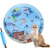 YEAMLTE Tappetino Ad Acqua per Gatti e Cani - Giochi Interattivi Gonfiabile Sensoriale per Animali (B)