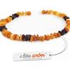 Amber Pet Line Ambra pulci e zecche collare per cani - Taglia 20 cm-68 cm - Top Quality on Amazon - Realizzato in 100% vera ambra baltica grezza - Protezione delle pulci e zecche - 100% naturale e priva di sostanze chimiche