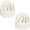 Ctyjia 2 Pezzi PVC Tappo di Sfiato per Acquario, Diametro Interno 25mm, Tubo di Scarico in PVC Tappo Permeabile, Raccordi per Tubi per Acquari