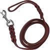 Generic Formazione del Cane Guinzaglio Robusto Corda di Sicurezza Intrecciata, per un Migliore Controllo e attività All'aperto, Cinghia in Pelle di Mucca e Cuoio (Lunghezza del materiale 2 metri 5 lunghezza