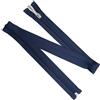 Aerzetix - Set di 6 Cerniere Lampo a Spirale N°5 75cm separabili con cursore Decorativo per Cucito Artigianato Abbigliamento Borse | in Metallo Nylon Poliestere | Colore Blu Scuro