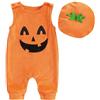 HEONSATI Vestito Da Zucca Per Neonati Costume Di Halloween Cosplay Baby Tutine Da Zucca Per Ragazzi E Ragazze Tuta Da Pumpkin Body Bimbo Bimba Jumpsuit Da Carnevale Bambino Bambina Per Feste, Carnevale, Party