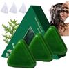 ToatlHeal Nature Triangle Shampoo Bar, 120g Usman Grass Glutinous Rice Water Solid Shampoo Bar for Hair Care, Nature Green Soap with Biota & Isatis Root, Deep Cleansing Organic Hair Oil Control (3pc)