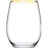 Pasabahce AMBER GOLD 420725 - Set di 6 bicchieri da bere 570 cc