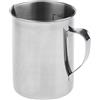 PawwJoy Misurino in acciaio inox da 1000 ml con scala, caraffa graduata per liquidi con beccuccio a becco d'anatra per cucina, caffè, forno, laboratorio