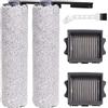 Laymi Set di 4 accessori per Tineco Floor One S5 combo a rullo umido secco spazzole di ricambio per aspirapolvere a batteria