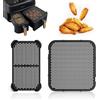 SHUOMAO Paraspruzzi per Philips Airfryer 3000 Dual Basket NA350, SHUOMAO silicone accessorio per friggitrice ad aria calda Philips NA550 6L/3, protezione dagli schizzi di grasso per spirale e ventilatore