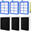 Ginesker Filtro per aspirapolvere AEG AUSK11 LX7 LX8 Allergy Plus Performance, filtro di ricambio per AEG AFS1W AEF12 EF129 Turbo Cyclonic LX7-2-ÖKOX LX7-2-CR-A LX7-2-FFP LX8-2-ÖKO