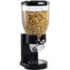 Asamio - Dispenser singolo per cereali, in plastica ABS, per alimenti secchi, con supporto per cereali, caramelle, dolci, riso e cioccolato