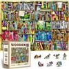 WOODEN.CITY Libreria Puzzle in legno