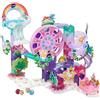 VTech Marble Rush Petal Power, set di costruzione per bambini, 96 pezzi da costruzione e 6 biglie, corsa interattiva per marmo a tema floreale, gioco fantasioso, adatto per 4, 5, 6+ anni, versione