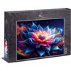 Ulmer Puzzleschmiede - Puzzle da 1000 pezzi Lotus Nova - il fantastico fiore di loto nell'universo - puzzle per adulti della collezione di puzzle Colori & Fantasy - Qualità Made in Germany
