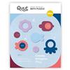 Quut Opia - Puzzle da bagno al mare per bambini | Giocattolo da bagno in schiuma morbida, 10 pezzi, senza BPA, stimola le capacità motorie fini e creatività, da 10 mesi