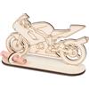 HOLDLEAF Moto Compleanno Soldi Regalo di Legno,Originale Compleanno Legno Regalo Soldi Salvadanaio,Regali di scatola di viaggio per donne e uomini