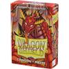 Dragon Shield ART11121 Matte Japanese Size Sleeves 60pk-Crimson, Multicoloured