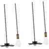 jojofuny 4pezzi Catena Pendente Per Ventilatore Estensore Con Design Vintage Per Lampadario e Illuminazione Per Eventi e Decorazioni Domestiche