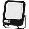 VR VETRINEINRETE Vetrineinrete® Faro led ultra slim 150 watt sottile proiettore per esterno ip65 staffa orientabile luce fredda 6500k calda 3000k naturale 4000k (Luce Calda 3000k)